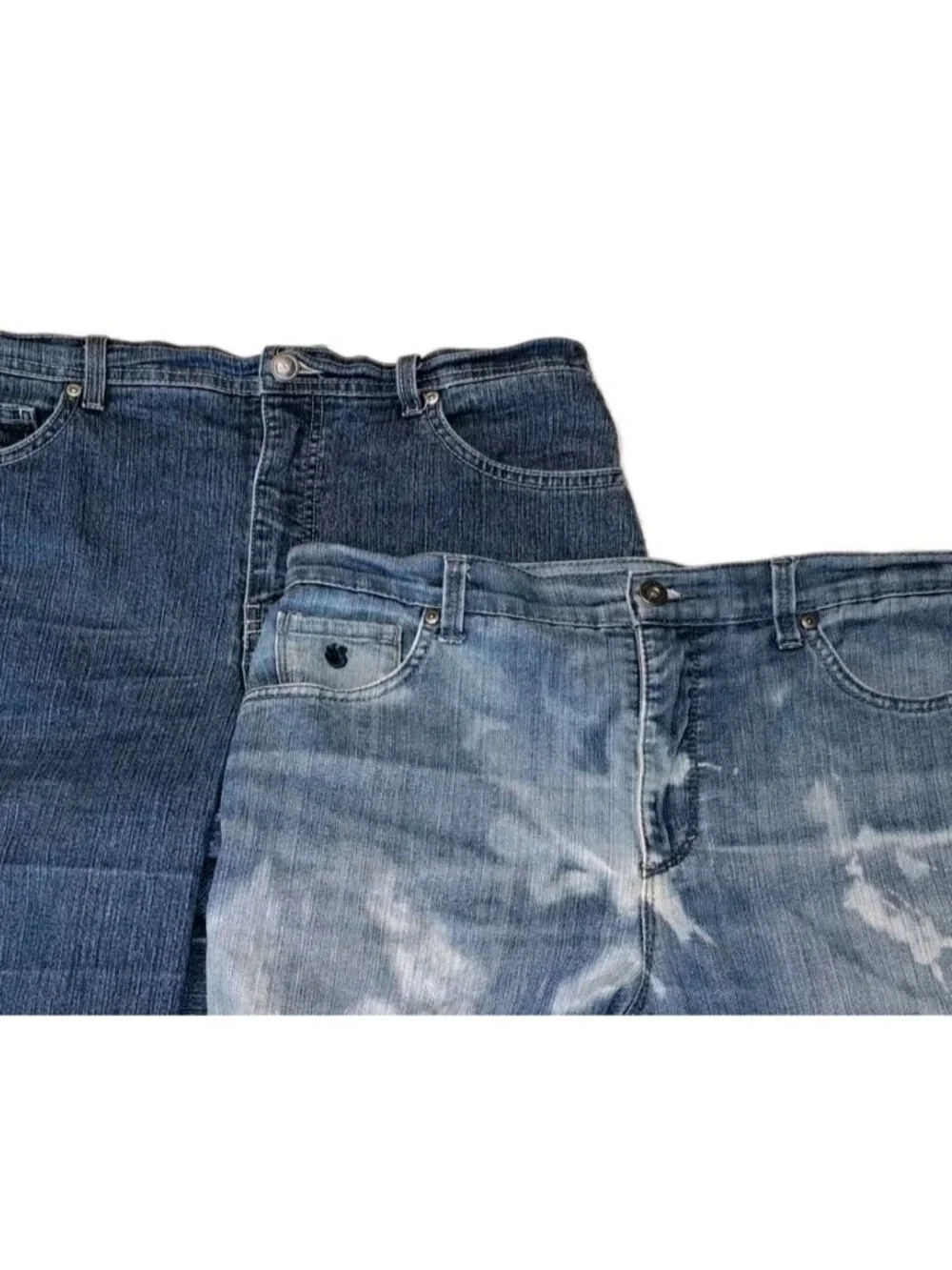 Gloria Vanderbilt Women's Size 12 Blue Amanda Jeans 32X30 Lot Of TWO